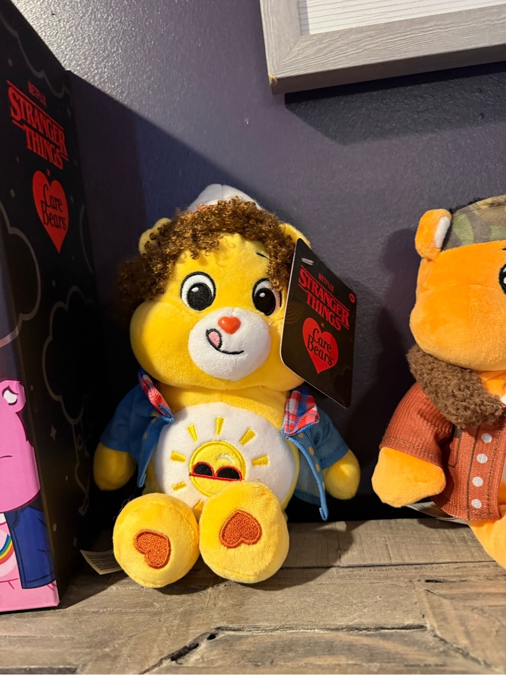 Care Bears Yellow Sunshine Plush Toy - Official Stranger Things Collaboration